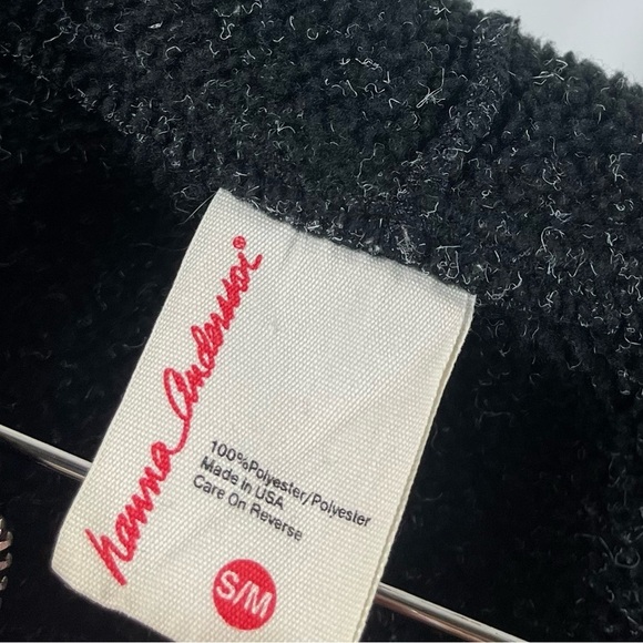 Hanna Andersson Small Medium Hooded Pullover Fleeve Half Zip Boxy Fall Winter - Picture 5 of 7